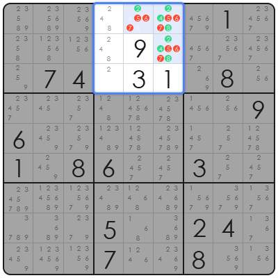 sudoku advanced solving methods